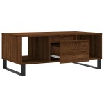 vidaXL Măsuță de cafea, stejar maro, 90x50x36,5 cm, lemn prelucrat vidaXL Măsuță de cafea, stejar maro, 90x50x36,5 cm, lemn prelucrat