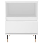 vidaXL Noptiere, 2 buc., alb, 40x35x50 cm, lemn compozit