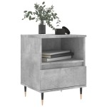 vidaXL Noptiere, 2 buc., gri beton, 40x35x50 cm, lemn compozit