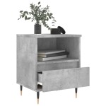 vidaXL Noptiere, 2 buc., gri beton, 40x35x50 cm, lemn compozit