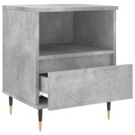 vidaXL Noptiere, 2 buc., gri beton, 40x35x50 cm, lemn compozit