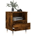 vidaXL Noptiere, 2 buc., stejar fumuriu, 40x35x50 cm, lemn compozit vidaXL Noptiere, 2 buc., stejar fumuriu, 40x35x50 cm, lemn compozit