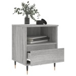vidaXL Noptiere, 2 buc., gri sonoma, 40x35x50 cm, lemn compozit vidaXL Noptiere, 2 buc., gri sonoma, 40x35x50 cm, lemn compozit