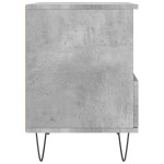 vidaXL Noptieră, gri beton, 40x35x50 cm, lemn compozit