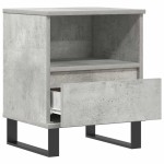 vidaXL Noptieră, gri beton, 40x35x50 cm, lemn compozit