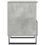 vidaXL Noptiere, 2 buc., gri beton, 40x35x50 cm, lemn compozit