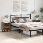 vidaXL Noptiere, 2 buc., stejar fumuriu, 40x35x50 cm, lemn compozit vidaXL Noptiere, 2 buc., stejar fumuriu, 40x35x50 cm, lemn compozit