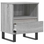 vidaXL Noptiere, 2 buc., gri sonoma, 40x35x50 cm, lemn compozit vidaXL Noptiere, 2 buc., gri sonoma, 40x35x50 cm, lemn compozit