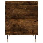 vidaXL Noptiere, 2 buc., stejar fumuriu, 40x35x50 cm, lemn compozit vidaXL Noptiere, 2 buc., stejar fumuriu, 40x35x50 cm, lemn compozit