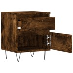 vidaXL Noptiere, 2 buc., stejar fumuriu, 40x35x50 cm, lemn compozit vidaXL Noptiere, 2 buc., stejar fumuriu, 40x35x50 cm, lemn compozit