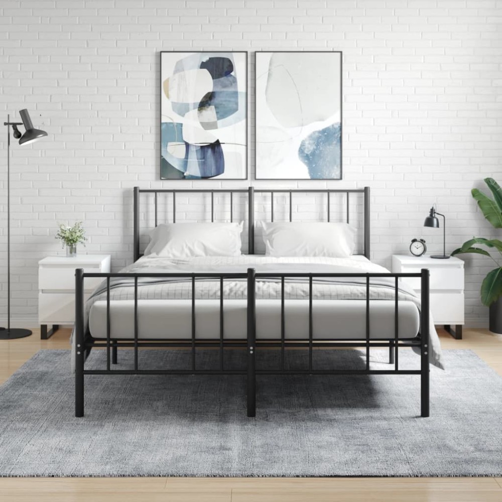 vidaXL Noptiere, 2 buc., alb extralucios, 40x35x50 cm, lemn compozit
