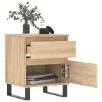 vidaXL Noptiere, 2 buc., stejar sonoma, 40x35x50 cm, lemn compozit vidaXL Noptiere, 2 buc., stejar sonoma, 40x35x50 cm, lemn compozit