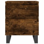 vidaXL Noptiere, 2 buc., stejar fumuriu, 40x35x50 cm, lemn compozit vidaXL Noptiere, 2 buc., stejar fumuriu, 40x35x50 cm, lemn compozit