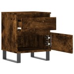 vidaXL Noptiere, 2 buc., stejar fumuriu, 40x35x50 cm, lemn compozit vidaXL Noptiere, 2 buc., stejar fumuriu, 40x35x50 cm, lemn compozit