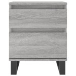 vidaXL Noptiere, 2 buc., gri sonoma, 40x35x50 cm, lemn compozit vidaXL Noptiere, 2 buc., gri sonoma, 40x35x50 cm, lemn compozit