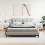 vidaXL Noptiere, 2 buc., alb, 40x35x50 cm, lemn compozit