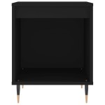 vidaXL Noptieră, negru, 40x35x50 cm, lemn prelucrat