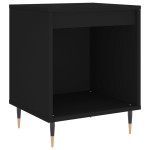 vidaXL Noptiere, 2 buc., negru, 40x35x50 cm, lemn compozit vidaXL Noptiere, 2 buc., negru, 40x35x50 cm, lemn compozit