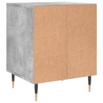 vidaXL Noptiere, 2 buc., gri beton, 40x35x50 cm, lemn compozit vidaXL Noptiere, 2 buc., gri beton, 40x35x50 cm, lemn compozit