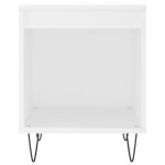 vidaXL Noptiere, 2 buc., alb, 40x35x50 cm, lemn compozit