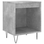 vidaXL Noptieră, gri beton, 40x35x50 cm, lemn compozit