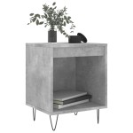 vidaXL Noptiere, 2 buc., gri beton, 40x35x50 cm, lemn compozit