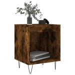 vidaXL Noptiere, 2 buc., stejar fumuriu, 40x35x50 cm, lemn compozit vidaXL Noptiere, 2 buc., stejar fumuriu, 40x35x50 cm, lemn compozit