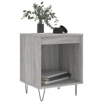 vidaXL Noptiere, 2 buc., gri sonoma, 40x35x50 cm, lemn compozit vidaXL Noptiere, 2 buc., gri sonoma, 40x35x50 cm, lemn compozit