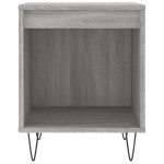 vidaXL Noptiere, 2 buc., gri sonoma, 40x35x50 cm, lemn compozit vidaXL Noptiere, 2 buc., gri sonoma, 40x35x50 cm, lemn compozit