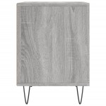 vidaXL Noptiere, 2 buc., gri sonoma, 40x35x50 cm, lemn compozit vidaXL Noptiere, 2 buc., gri sonoma, 40x35x50 cm, lemn compozit