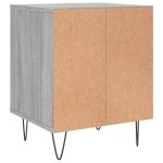 vidaXL Noptiere, 2 buc., gri sonoma, 40x35x50 cm, lemn compozit vidaXL Noptiere, 2 buc., gri sonoma, 40x35x50 cm, lemn compozit
