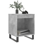 vidaXL Noptiere, 2 buc., gri beton, 40x35x50 cm, lemn compozit vidaXL Noptiere, 2 buc., gri beton, 40x35x50 cm, lemn compozit