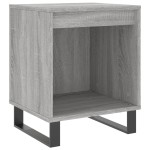vidaXL Noptiere, 2 buc., gri sonoma, 40x35x50 cm, lemn compozit vidaXL Noptiere, 2 buc., gri sonoma, 40x35x50 cm, lemn compozit