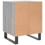 vidaXL Noptiere, 2 buc., gri sonoma, 40x35x50 cm, lemn compozit vidaXL Noptiere, 2 buc., gri sonoma, 40x35x50 cm, lemn compozit