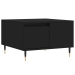 vidaXL Măsuță de cafea, negru, 55x55x36,5 cm, lemn prelucrat vidaXL Măsuță de cafea, negru, 55x55x36,5 cm, lemn prelucrat