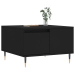 vidaXL Măsuță de cafea, negru, 55x55x36,5 cm, lemn prelucrat vidaXL Măsuță de cafea, negru, 55x55x36,5 cm, lemn prelucrat