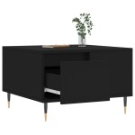 vidaXL Măsuță de cafea, negru, 55x55x36,5 cm, lemn prelucrat vidaXL Măsuță de cafea, negru, 55x55x36,5 cm, lemn prelucrat