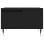 vidaXL Măsuță de cafea, negru, 55x55x36,5 cm, lemn prelucrat vidaXL Măsuță de cafea, negru, 55x55x36,5 cm, lemn prelucrat