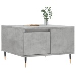vidaXL Măsuță de cafea, gri beton, 55x55x36,5 cm, lemn prelucrat vidaXL Măsuță de cafea, gri beton, 55x55x36,5 cm, lemn prelucrat