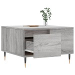 vidaXL Măsuță de cafea, gri sonoma, 55x55x36,5 cm, lemn prelucrat vidaXL Măsuță de cafea, gri sonoma, 55x55x36,5 cm, lemn prelucrat