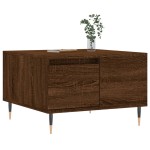 vidaXL Măsuță de cafea, stejar maro, 55x55x36,5 cm, lemn prelucrat vidaXL Măsuță de cafea, stejar maro, 55x55x36,5 cm, lemn prelucrat