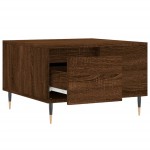 vidaXL Măsuță de cafea, stejar maro, 55x55x36,5 cm, lemn prelucrat vidaXL Măsuță de cafea, stejar maro, 55x55x36,5 cm, lemn prelucrat