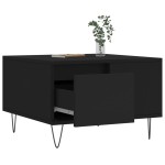 vidaXL Măsuță de cafea, negru, 55x55x36,5 cm, lemn prelucrat vidaXL Măsuță de cafea, negru, 55x55x36,5 cm, lemn prelucrat