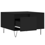 vidaXL Măsuță de cafea, negru, 55x55x36,5 cm, lemn prelucrat vidaXL Măsuță de cafea, negru, 55x55x36,5 cm, lemn prelucrat