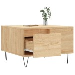 vidaXL Măsuță de cafea, stejar sonoma, 55x55x36,5 cm, lemn prelucrat vidaXL Măsuță de cafea, stejar sonoma, 55x55x36,5 cm, lemn prelucrat