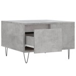 vidaXL Măsuță de cafea, gri beton, 55x55x36,5 cm, lemn prelucrat