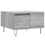 vidaXL Măsuță de cafea, gri sonoma, 55x55x36,5 cm, lemn prelucrat vidaXL Măsuță de cafea, gri sonoma, 55x55x36,5 cm, lemn prelucrat