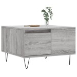vidaXL Măsuță de cafea, gri sonoma, 55x55x36,5 cm, lemn prelucrat vidaXL Măsuță de cafea, gri sonoma, 55x55x36,5 cm, lemn prelucrat