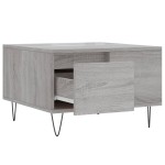 vidaXL Măsuță de cafea, gri sonoma, 55x55x36,5 cm, lemn prelucrat vidaXL Măsuță de cafea, gri sonoma, 55x55x36,5 cm, lemn prelucrat