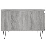 vidaXL Măsuță de cafea, gri sonoma, 55x55x36,5 cm, lemn prelucrat vidaXL Măsuță de cafea, gri sonoma, 55x55x36,5 cm, lemn prelucrat